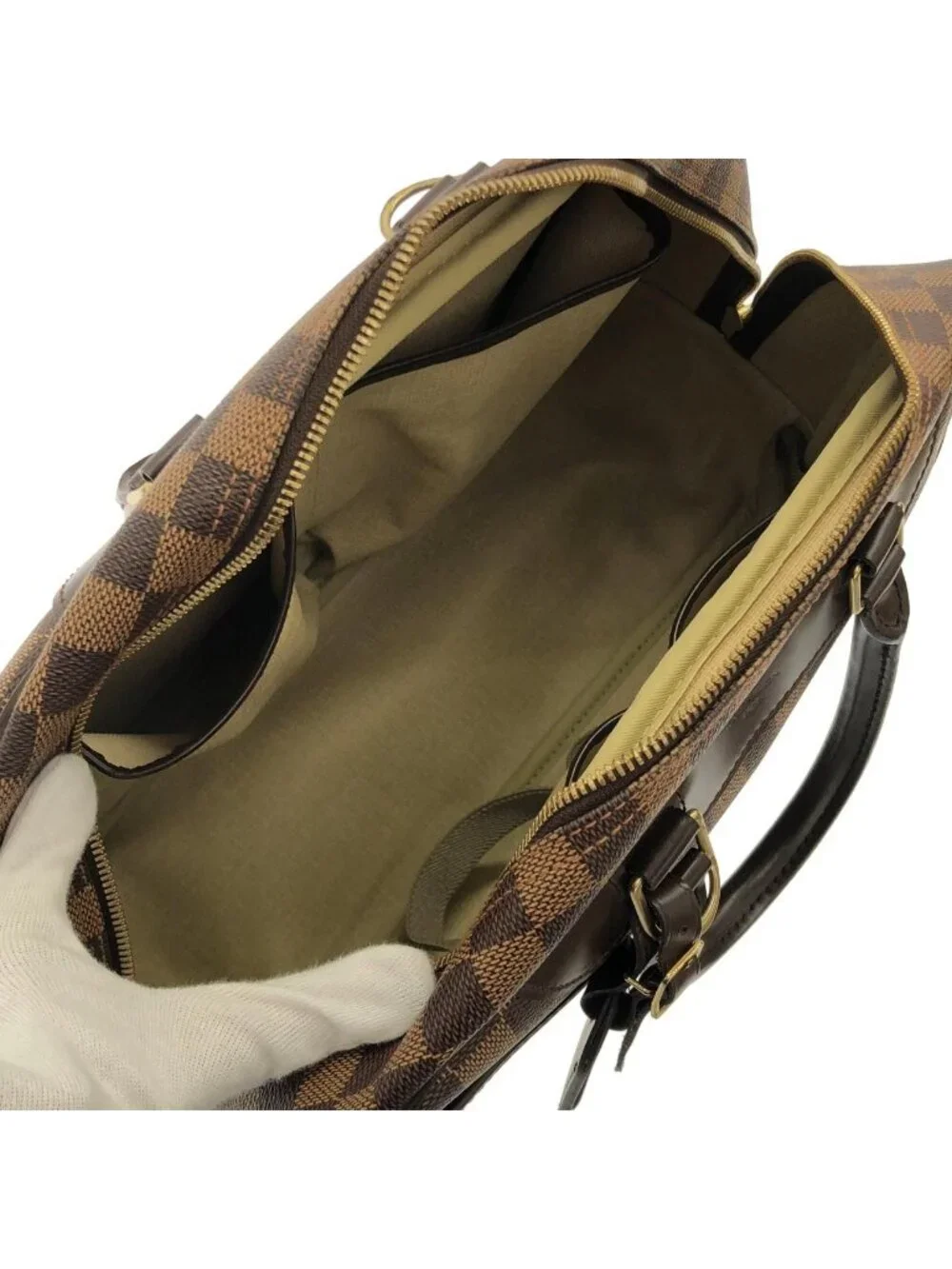 Louis Vuitton Damier Bowling Vanity Bag